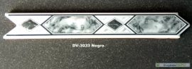 DV-3033 Negro csempedekor-listelo