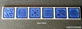 Libra Azul dekorcsempe-listelo