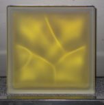 Sárga matt felületű üvegtéglák