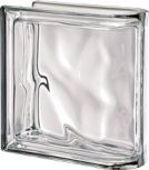Lezáró üvegtéglák színtelen 19x19x8 cm méretű üvegtéglák