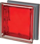 Piros színű fényes felületű üvegtéglák