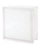 Fehér matt felületű üvegtéglák